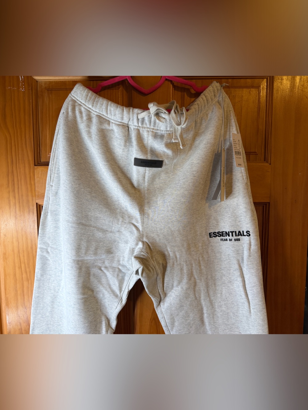 Essentials Light Gray Sweatpants Joggers